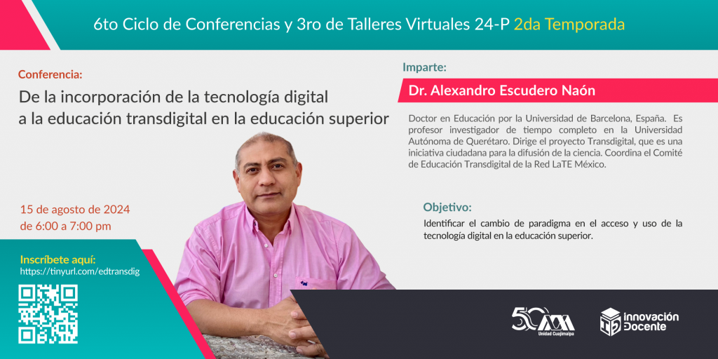 De la incorporación de la tecnología digital a la educación transdigital en la educación superior