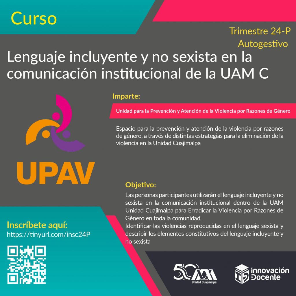 Lenguaje incluyente y no sexista en la comunicación institucional de la UAM C