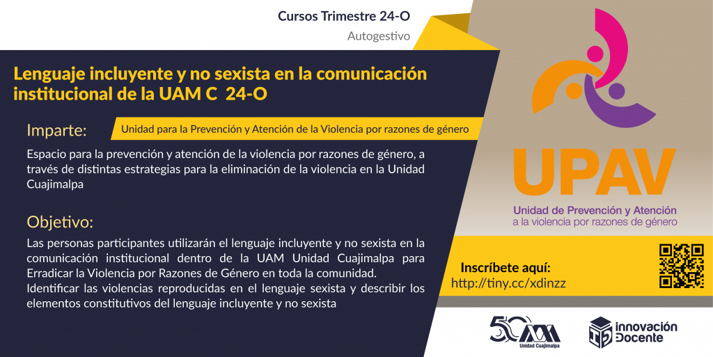 Lenguaje incluyente y no sexista en la comunicación institucional en la UAM Unidad Cuajimalpa