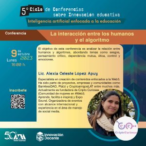 Conferencia: La interacción entre los humanos y el algoritmo